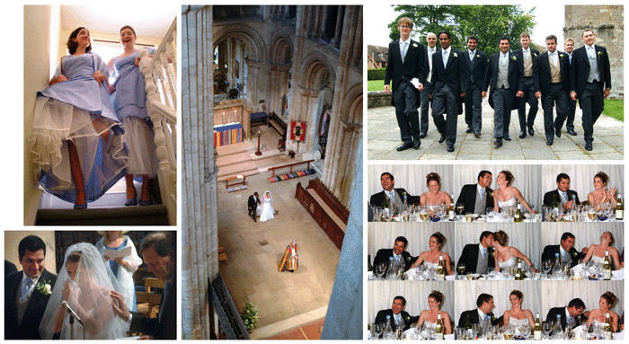 Romsey Abbey and Marquee - a true Romsey Wedding.