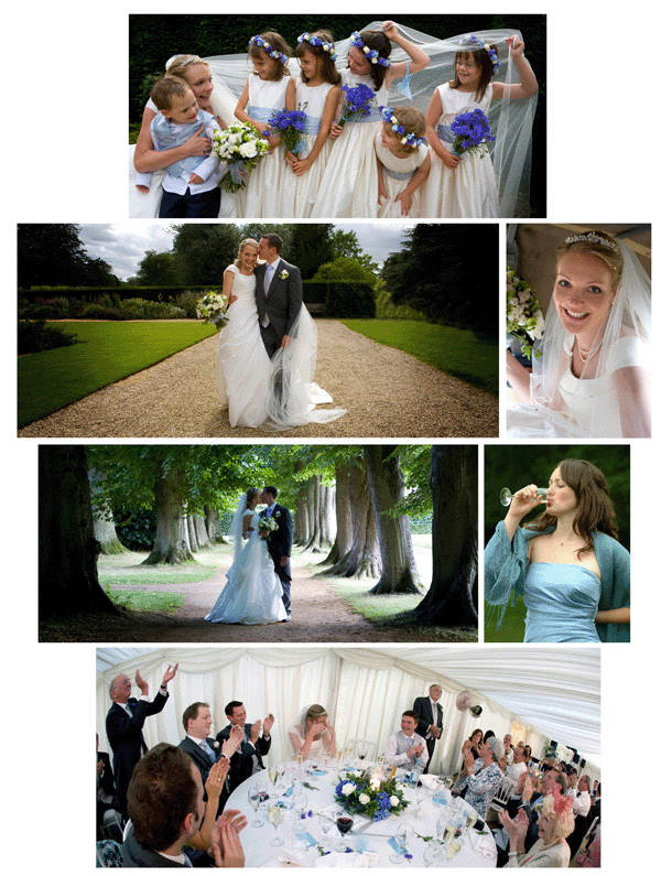 Natural and relaxed wedding photographs taken at The Vyne, Hampshire