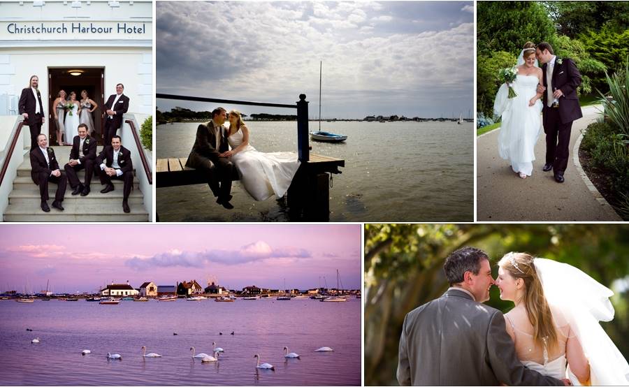 Wedding photography at Christchurch Harbour Hotel, Dorset.