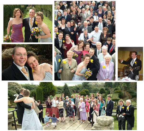 Natural and relaxed wedding photographs taken at Chilworth Manor, Hampshire