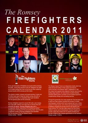 Romsey Firefigher Calendar 2011