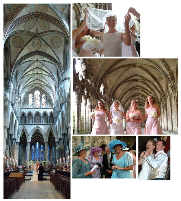 An informal event in a very formal setting at Salisbury Cathedral, Wiltshire.