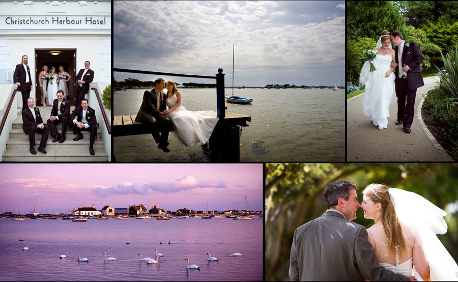 Wedding photography at Christchurch Harbour Hotel, Dorset.